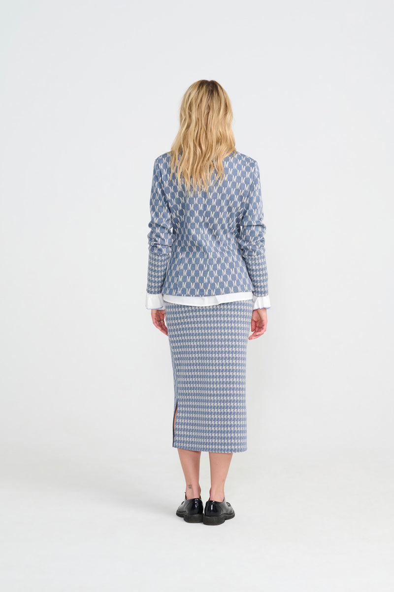 Watson Blazer - Denim Letters