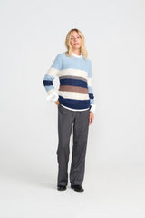Deni Pullover - Blue mix
