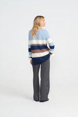 Deni Pullover - Blue mix