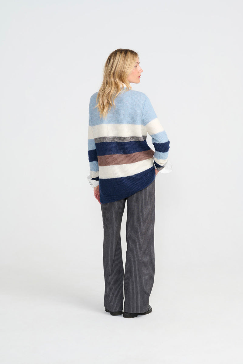 Deni Pullover - Blue mix
