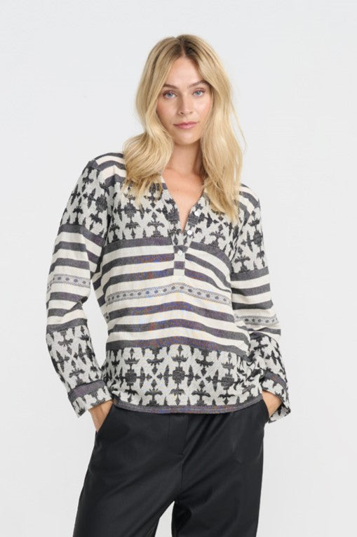 Chrissie Shirt - Black Mix