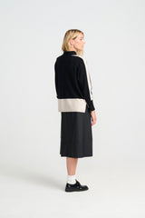 Rue Pullover - Black / Sand