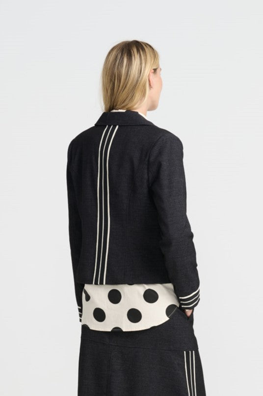Madonna Jacket - Black Stripe