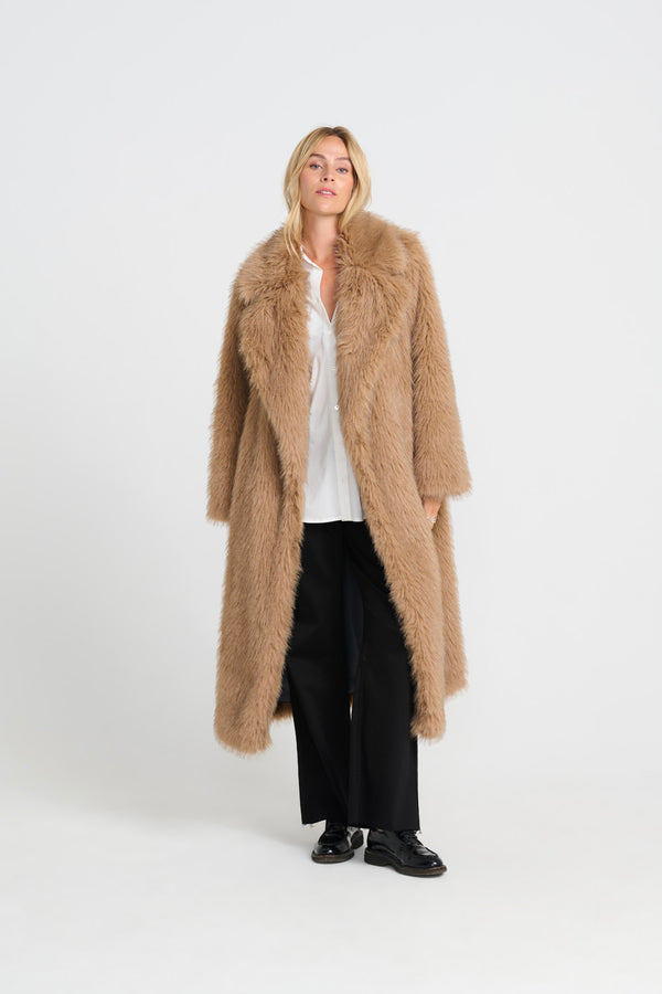 Monroe Coat - Camel