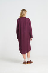 Irena Tunic Dress - Wine