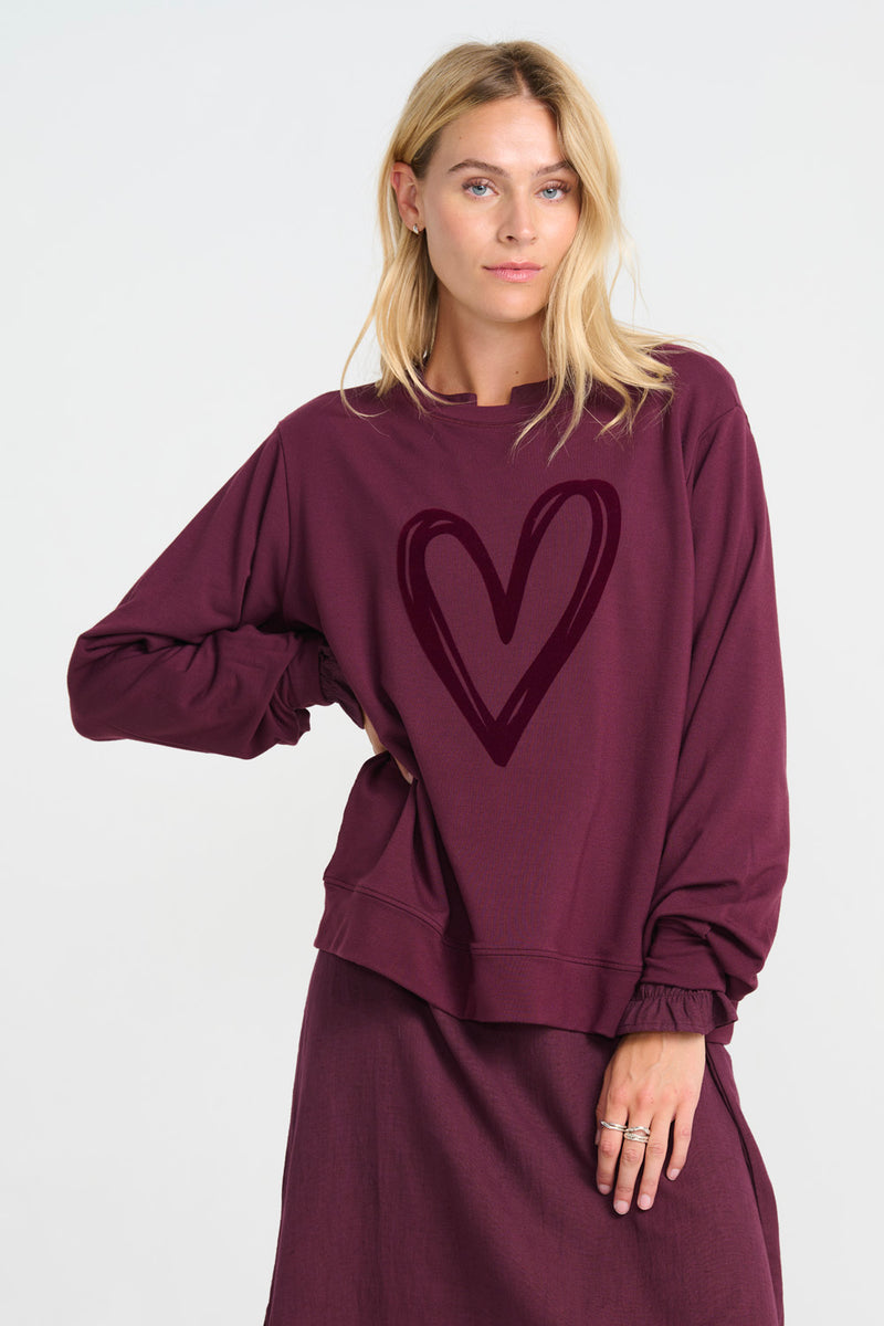 Irena Tunic Dress - Wine