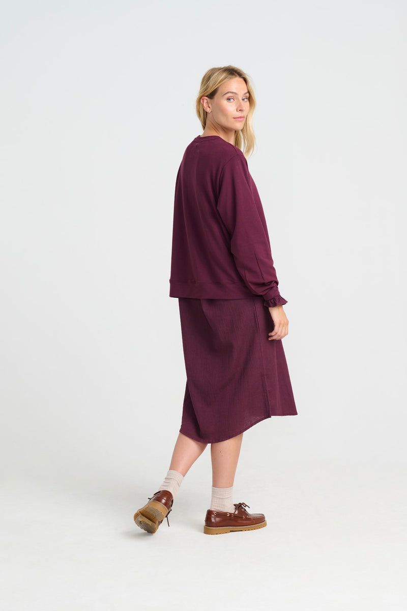 Irena Tunic Dress - Wine