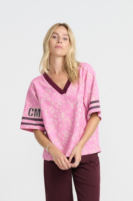 Wang Lace Tee - Pink