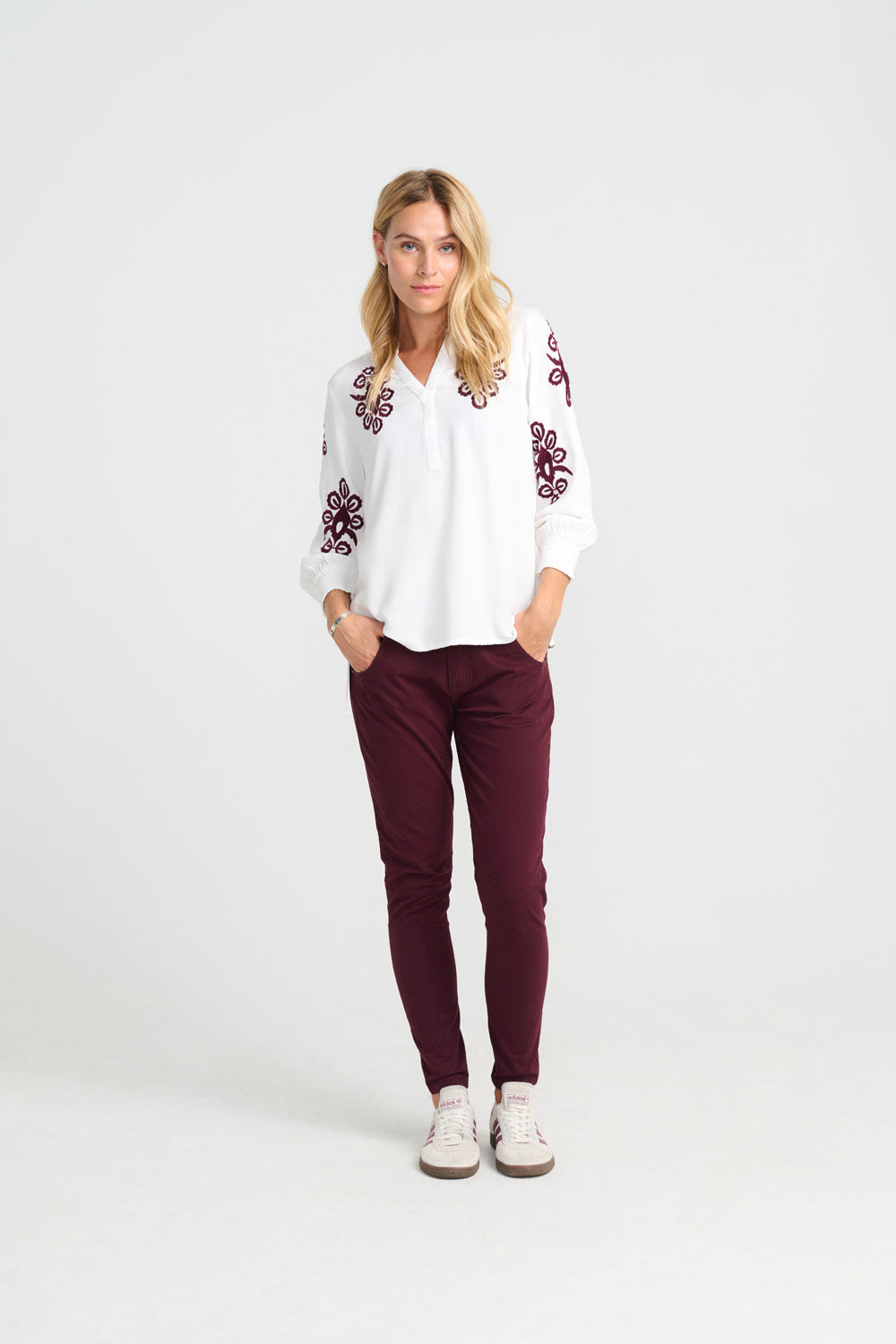 Clooney Shirt - Wine Embo