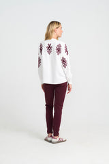 Clooney Shirt - Wine Embo
