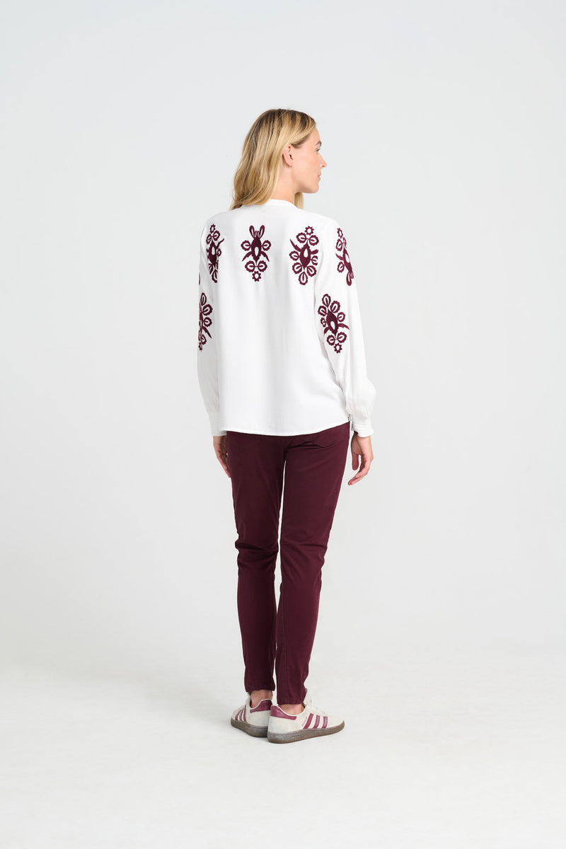 Clooney Shirt - Wine Embo