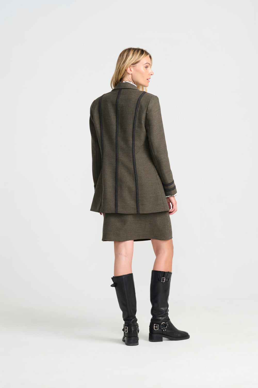 Rosling Blazer - Army/Grey