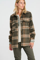 Columbine Shirt - Army Check