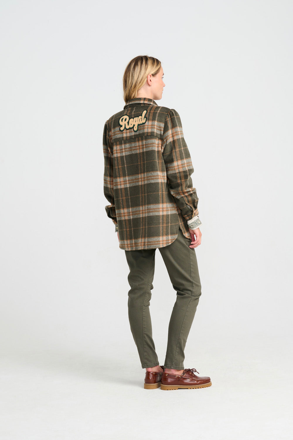 Columbine Shirt - Army Check