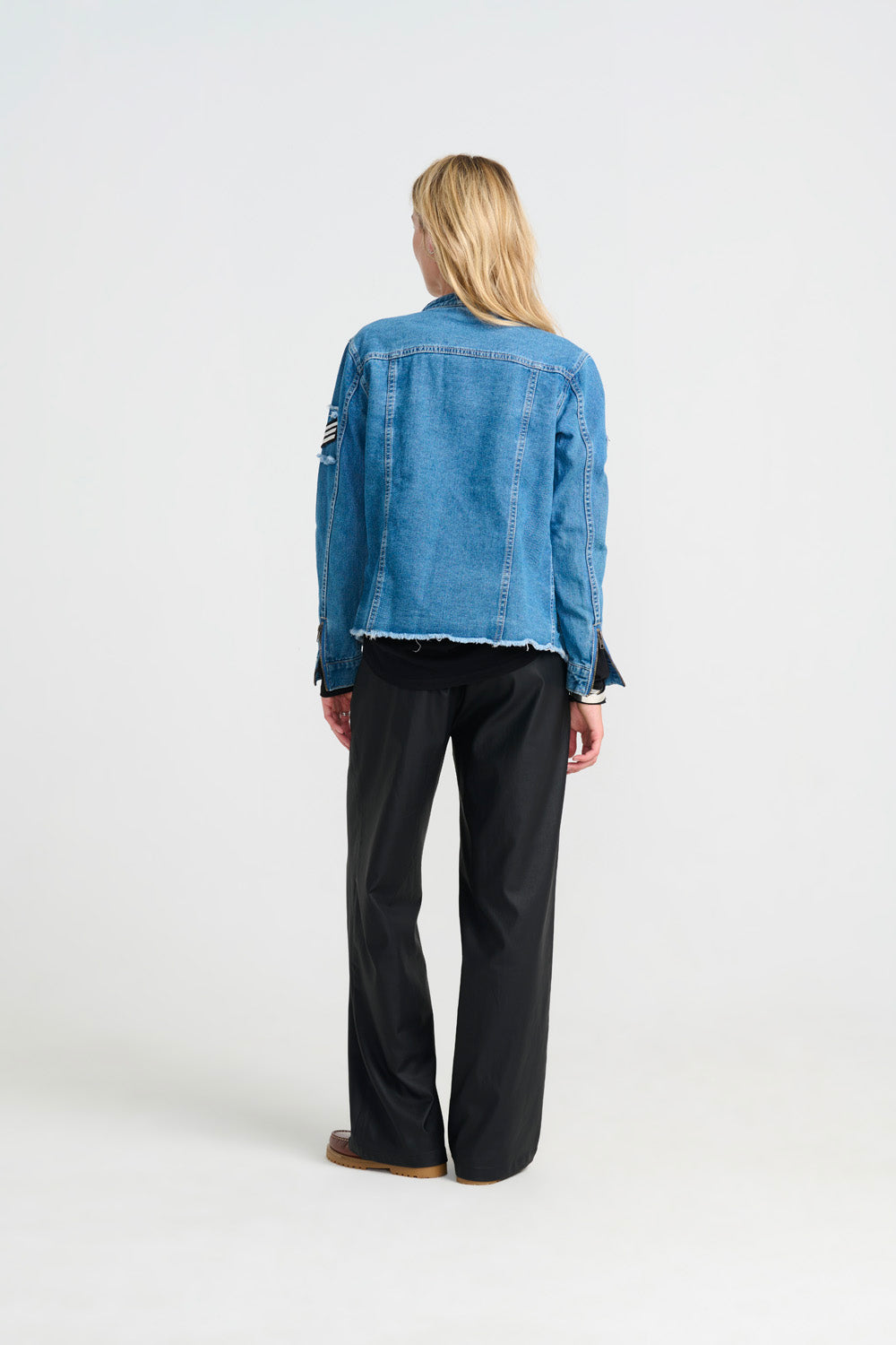 Foxy Denim Jacket - Denim blue