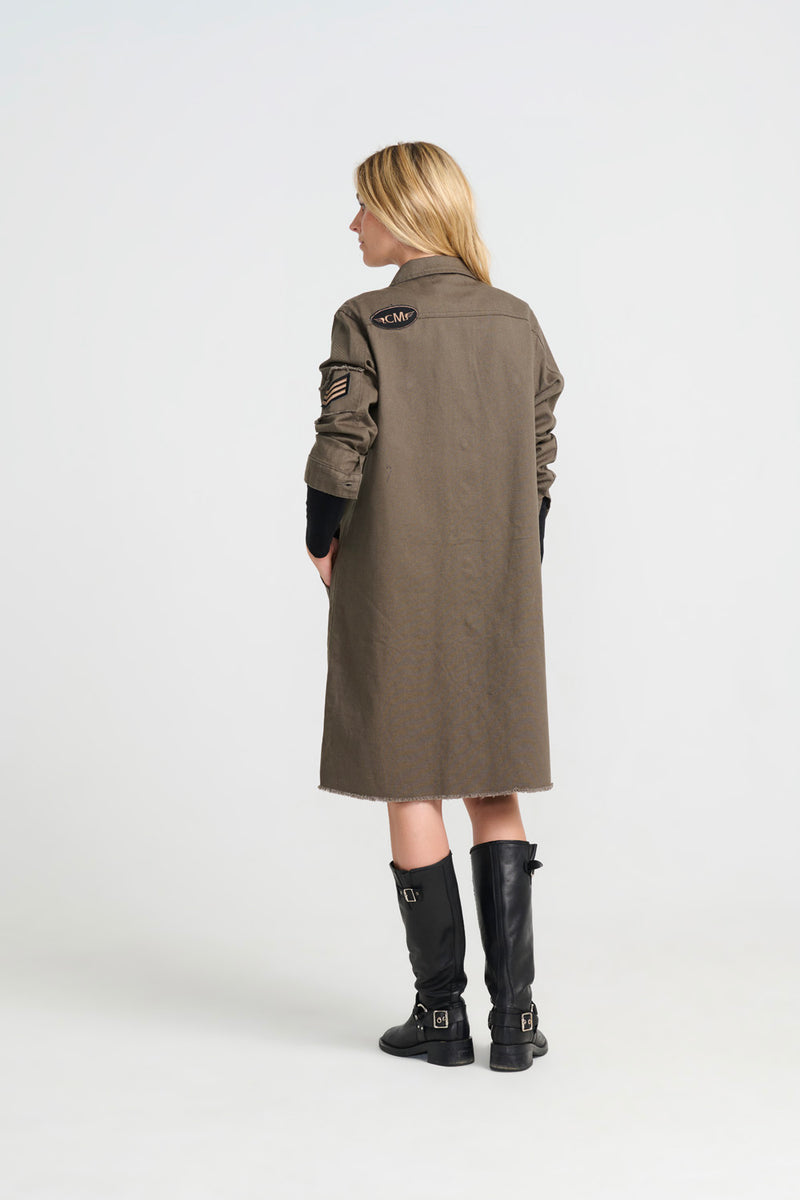 Foxy Long Jacket - Army
