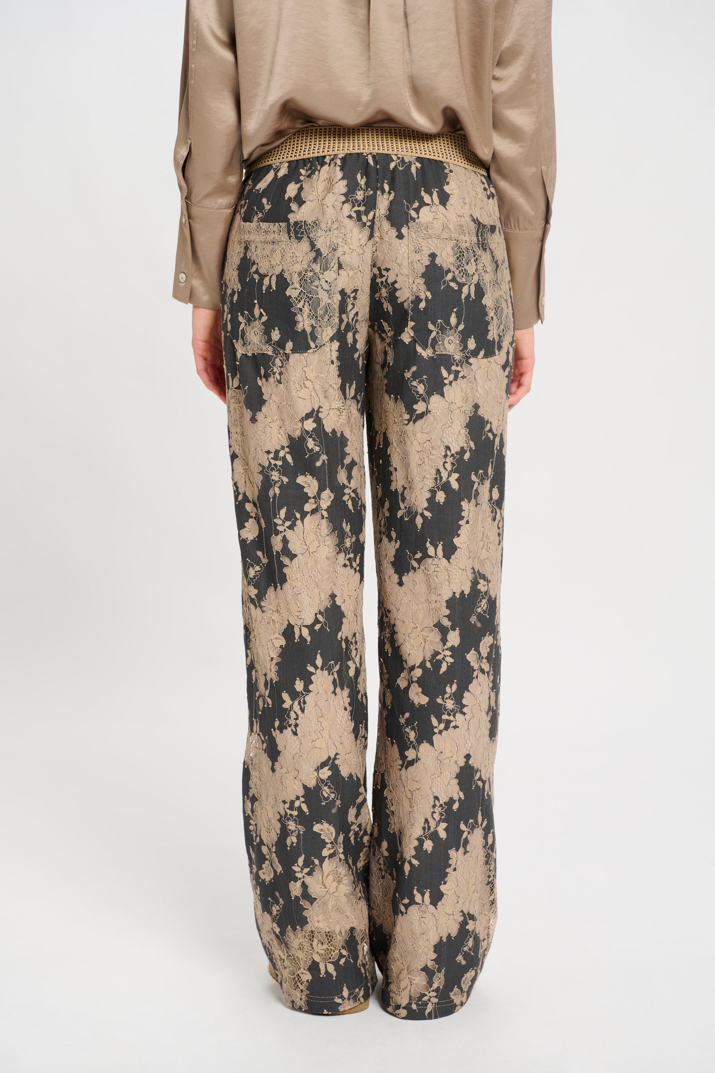 Laci Pants - Grey/Sand