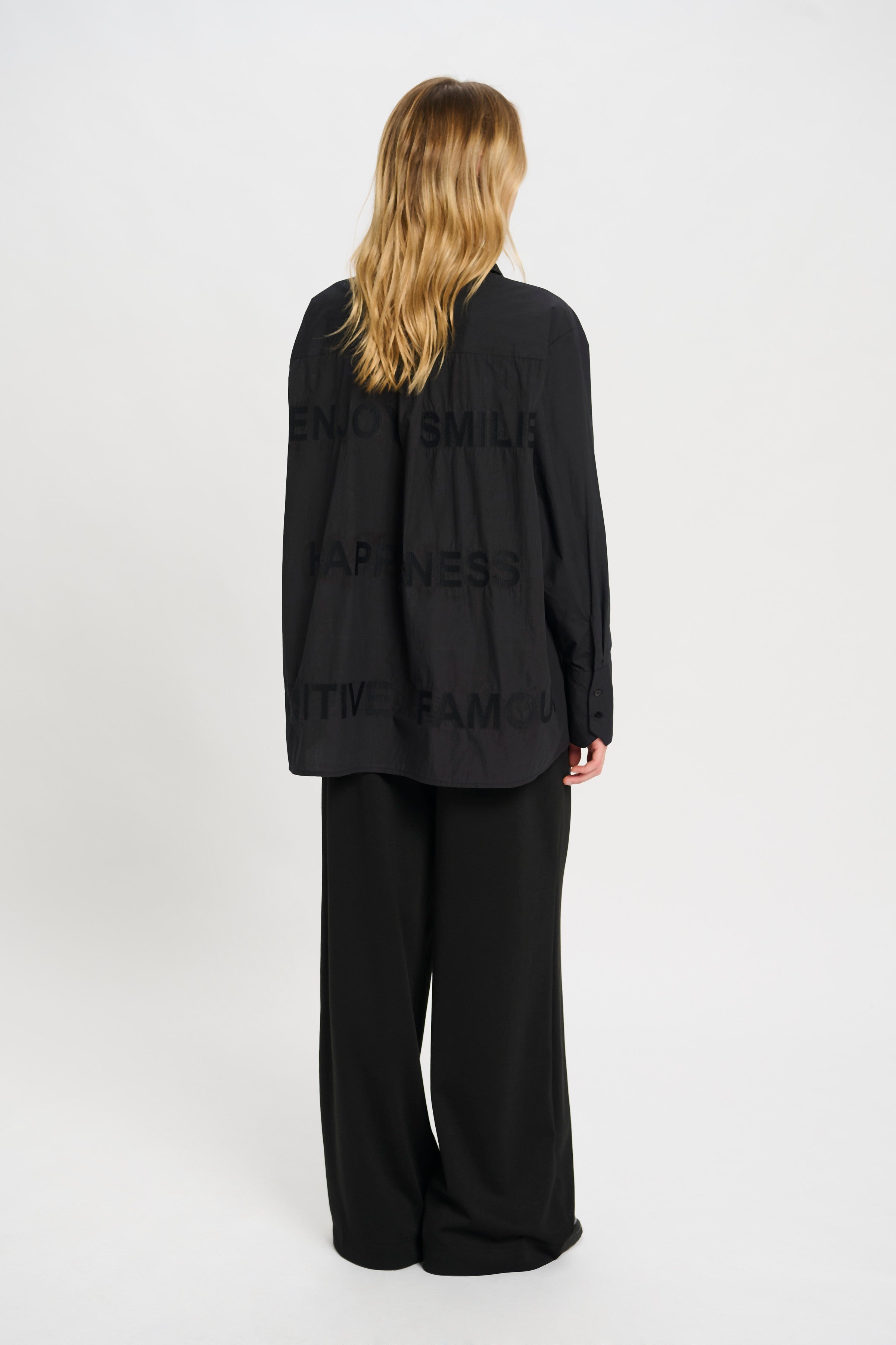 Letters Shirt - Black