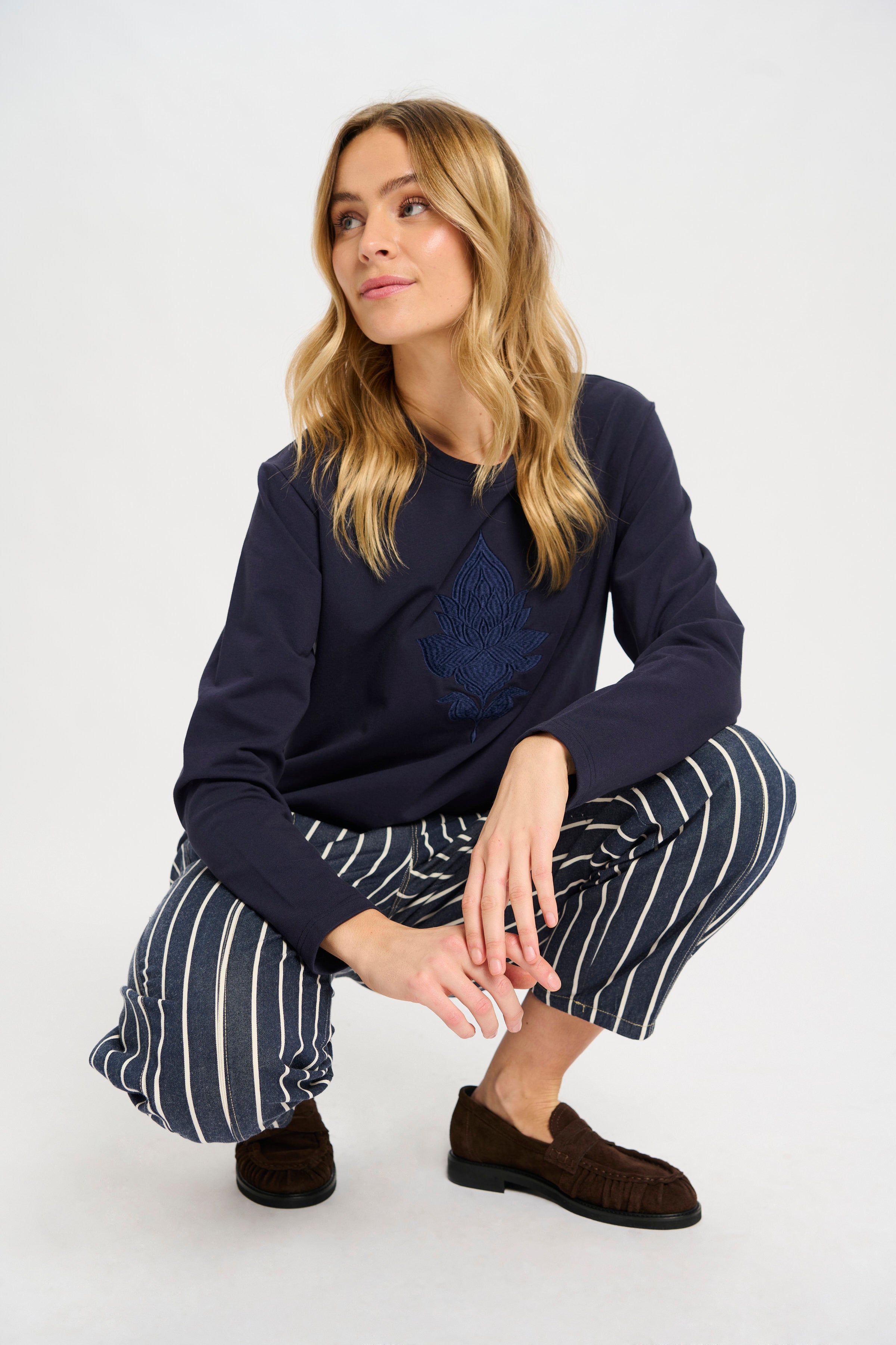 Knight Blouse - Dark blue
