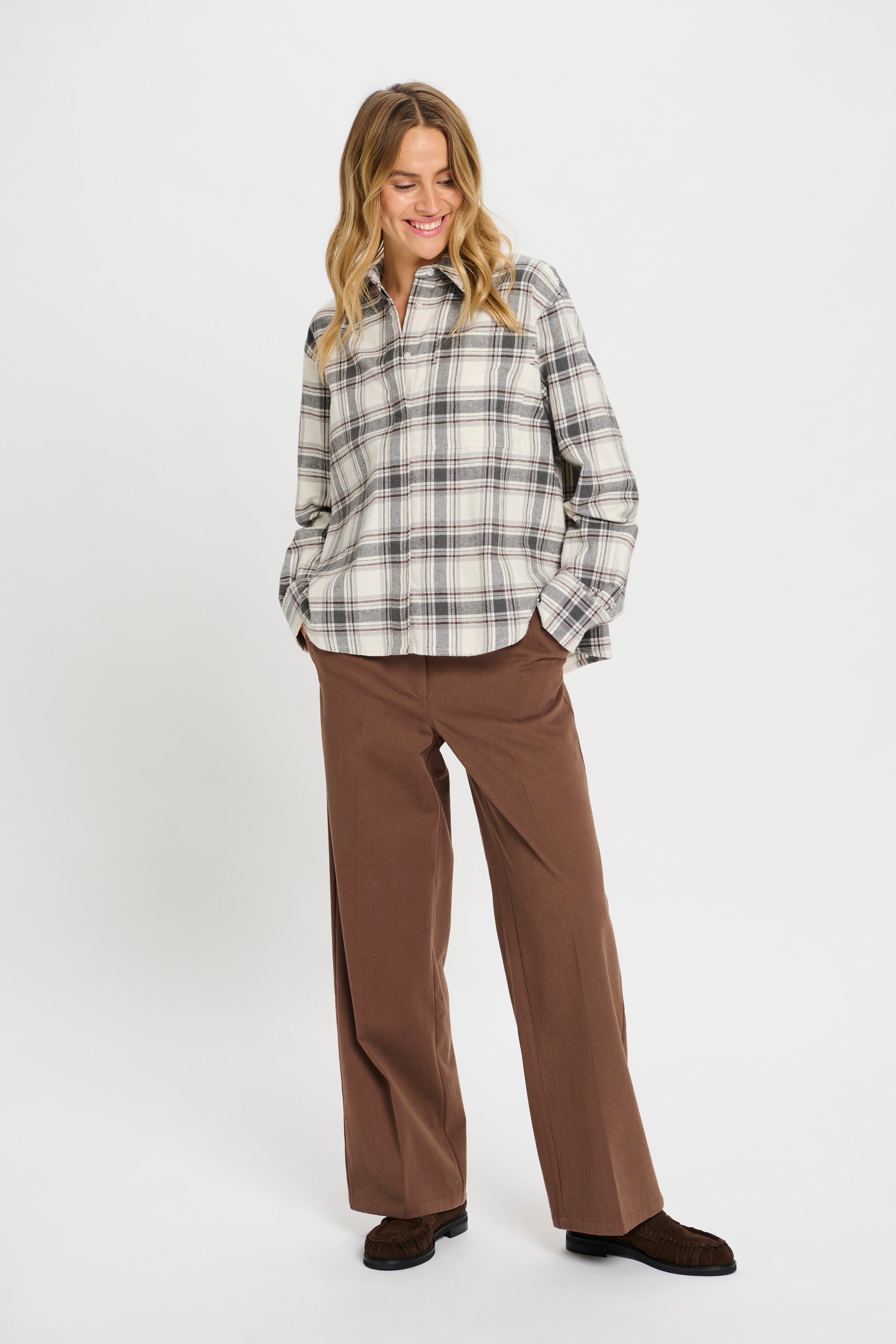 Check Shirt - Grey check