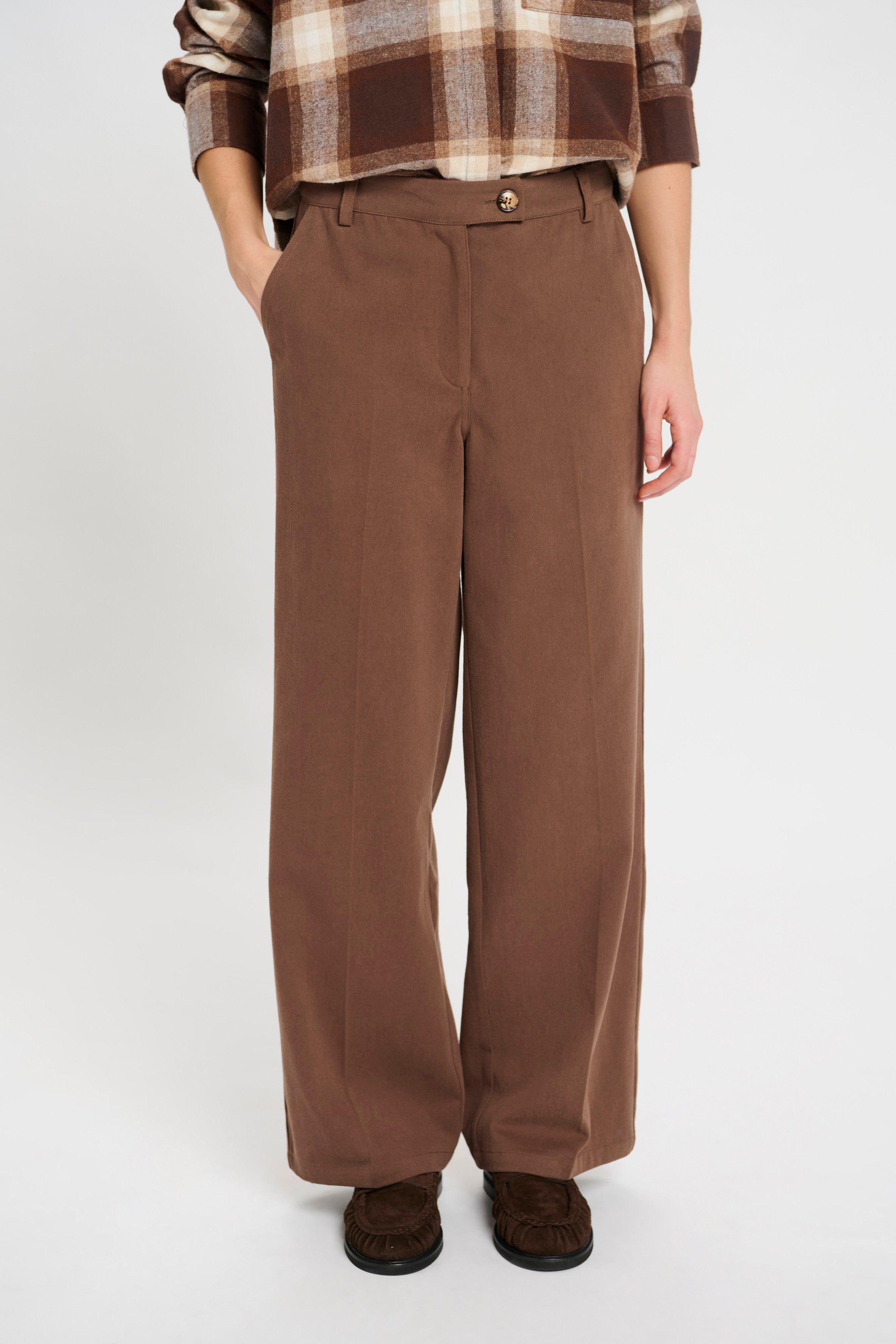 Avon Pants - Dark sand
