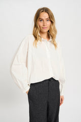 Balloon L/S Shirt - White