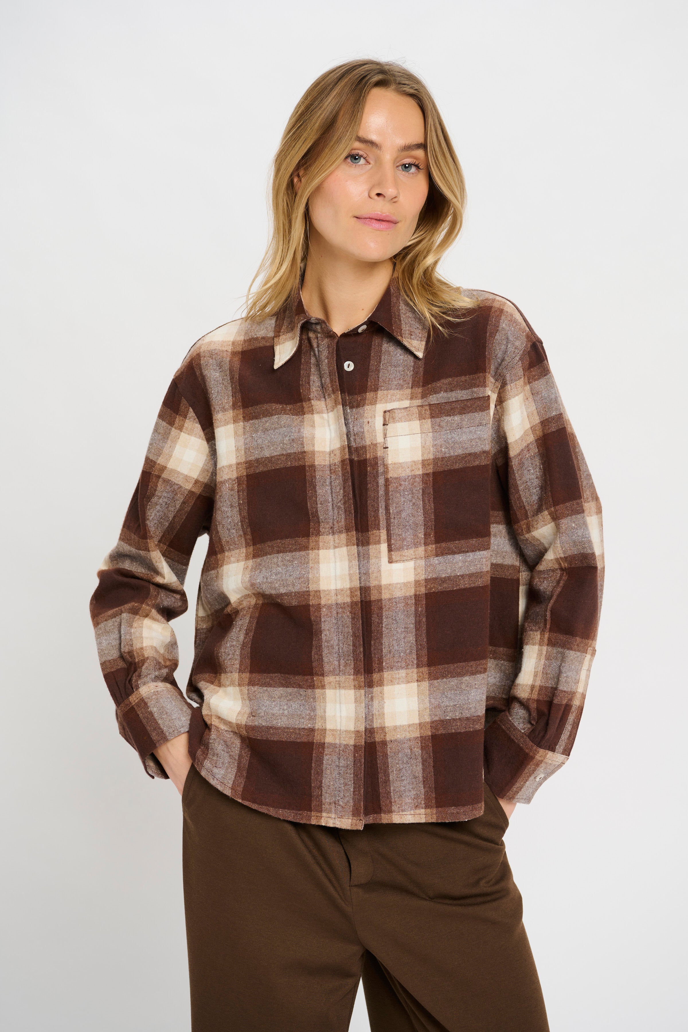 Check Shirt - Choco Check