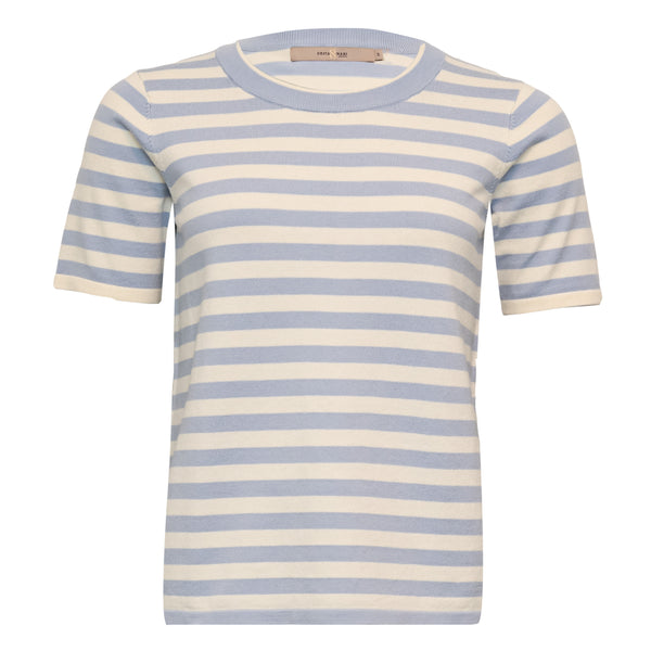 Blondie Stripe knit - Zen Blue /Whisper White