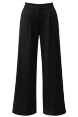 Alba Solid Pants - Black