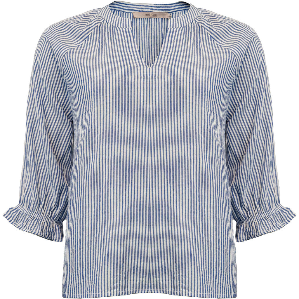 Costamani Addie Blouse Blouse Blue/White Stripes