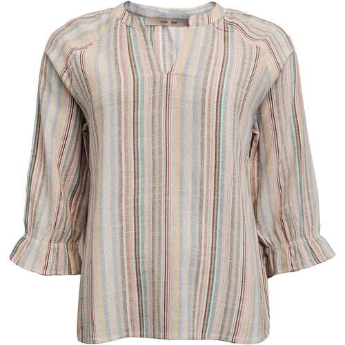 Addie Blouse - Multi color stripe
