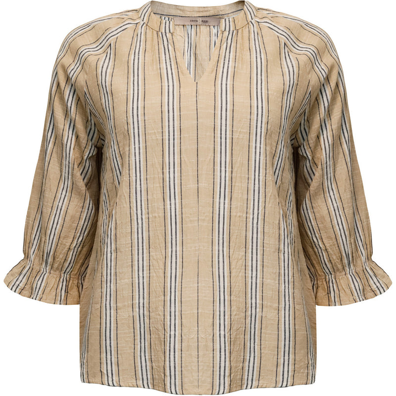 Costamani Addie Blouse Blouse Sand/Blue/White Stripes