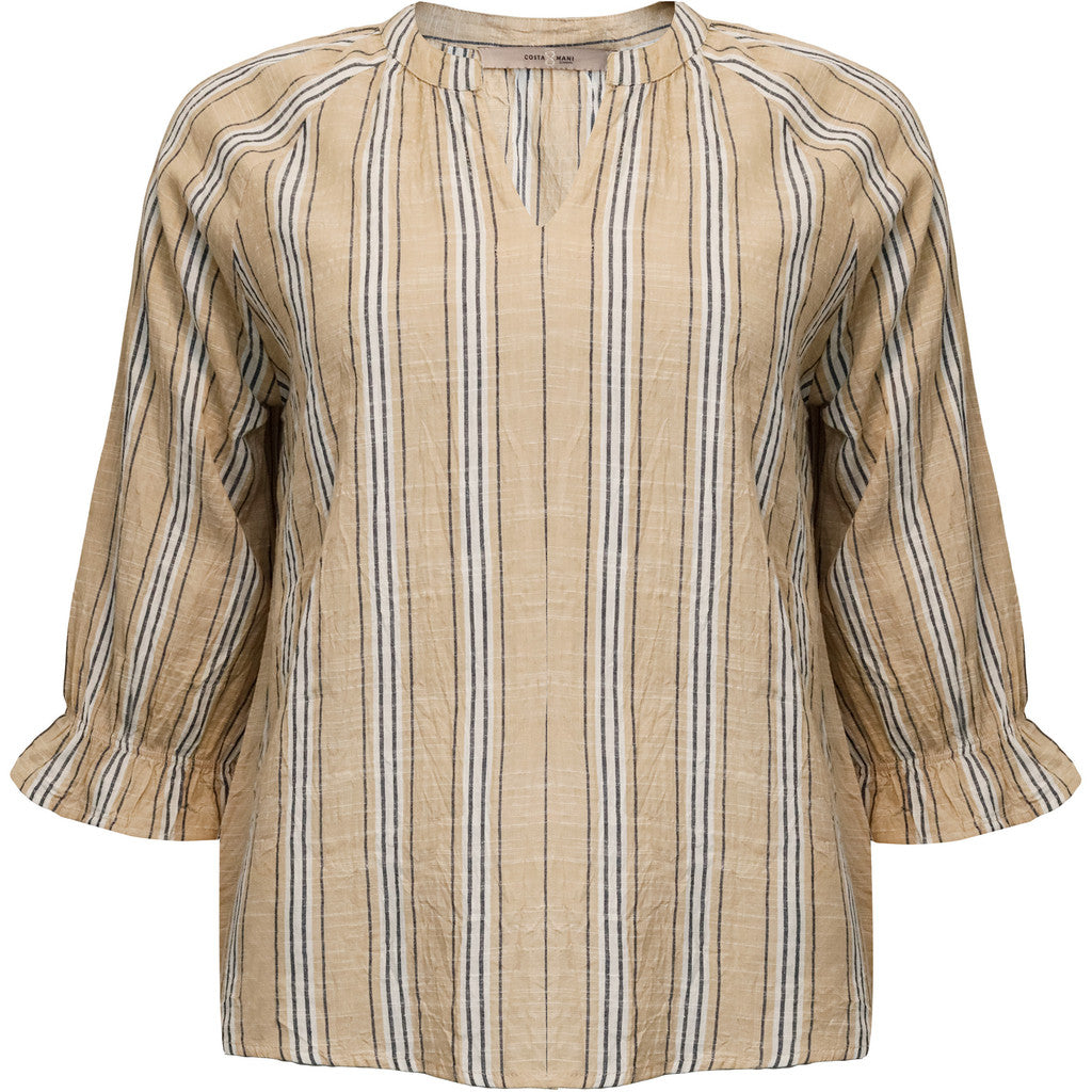 Costamani Addie Blouse Blouse Sand/Blue/White Stripes