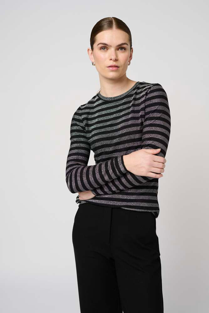 Costamani Agnes Blouse Blouse Black/Silver