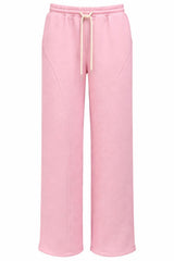 Alba Barrel Solid Pants - Pink