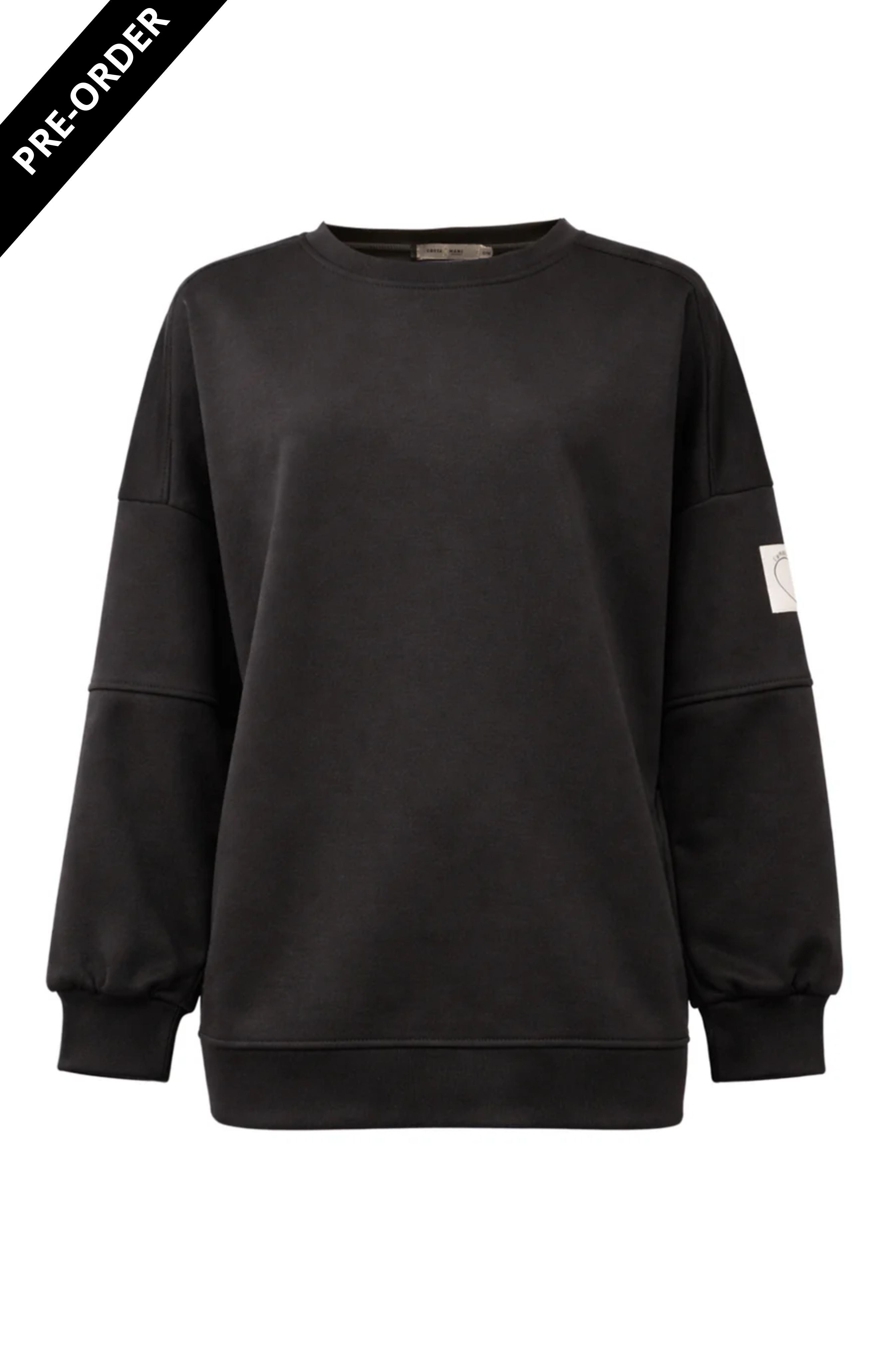 Costamani Alba Solid sweat Sweats Black