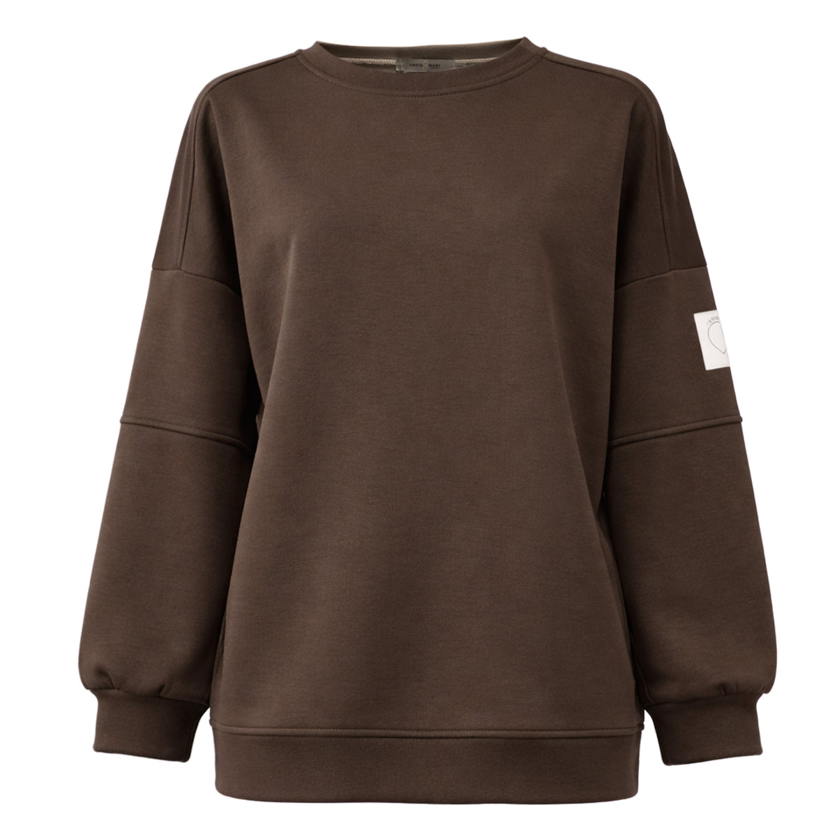 Costamani Alba Solid sweat Sweats Choco