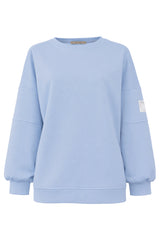 Alba Solid sweat - Ice blue