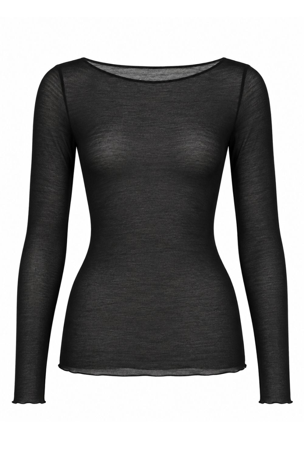 Costamani Allie B Neck Blouse Black