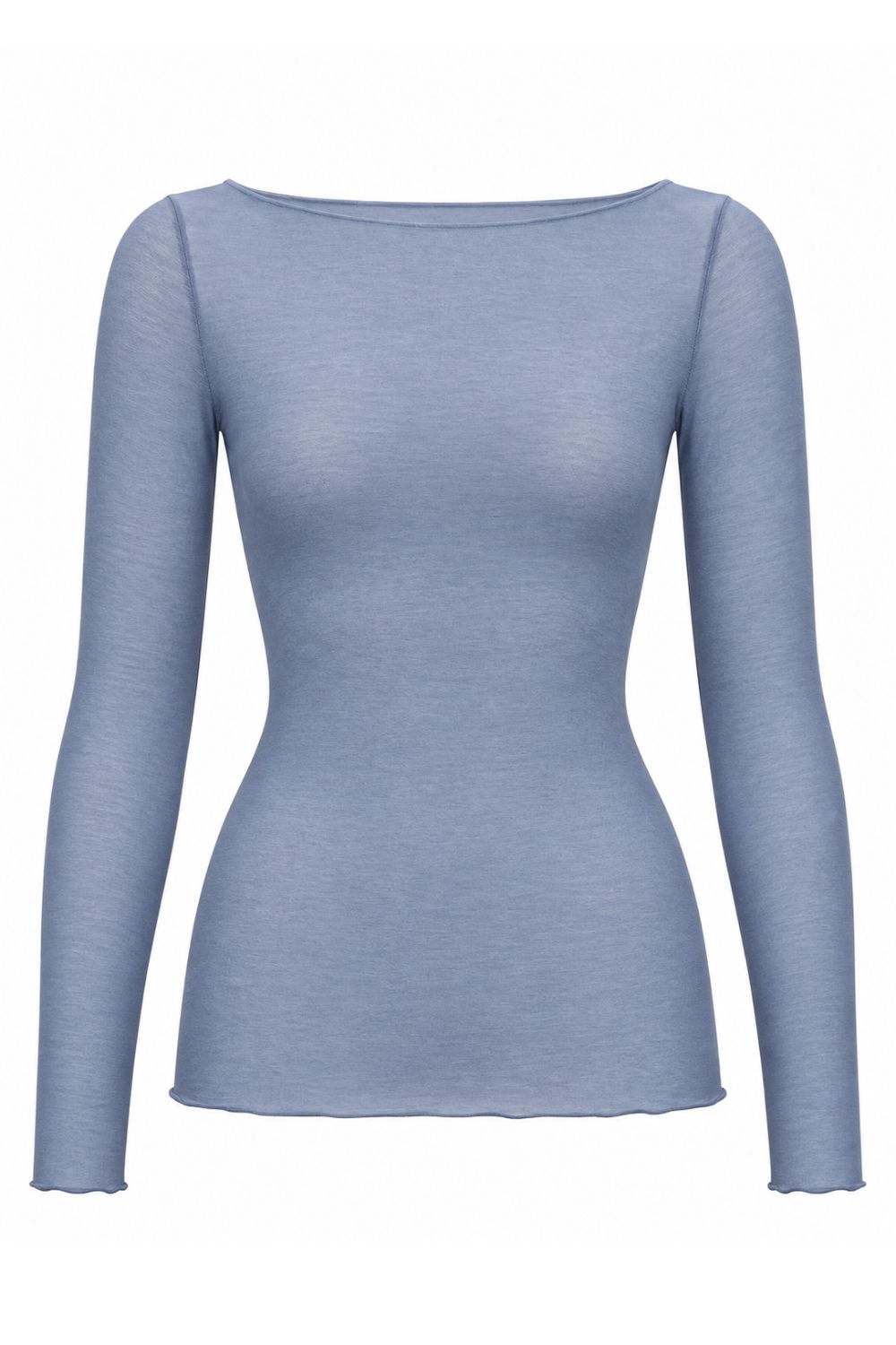 Costamani Allie B Neck Blouse Blue
