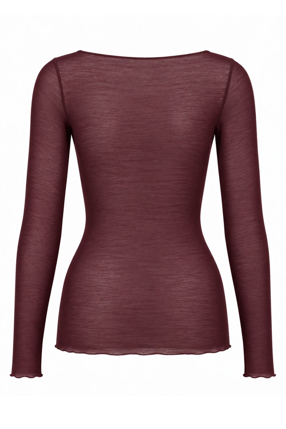 Costamani Allie B Neck Blouse Burgundy