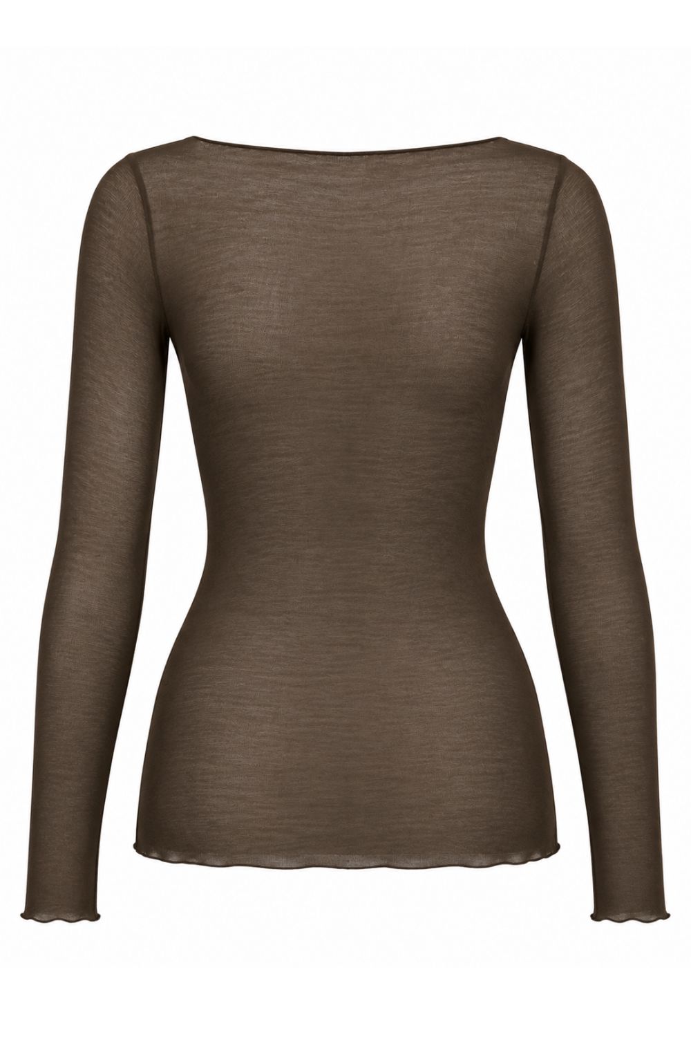 Costamani Allie B Neck Blouse Choco