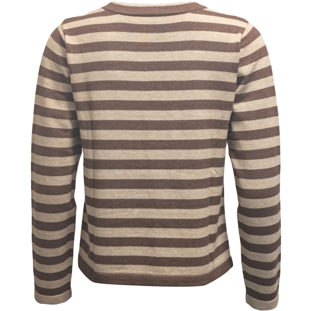 Costamani Allie L/S Pullover Knits Choco Mix