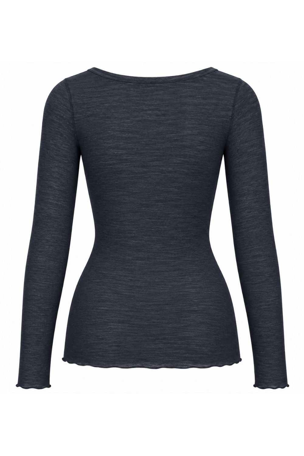 Costamani Allie Rib O Neck Blouse Navy