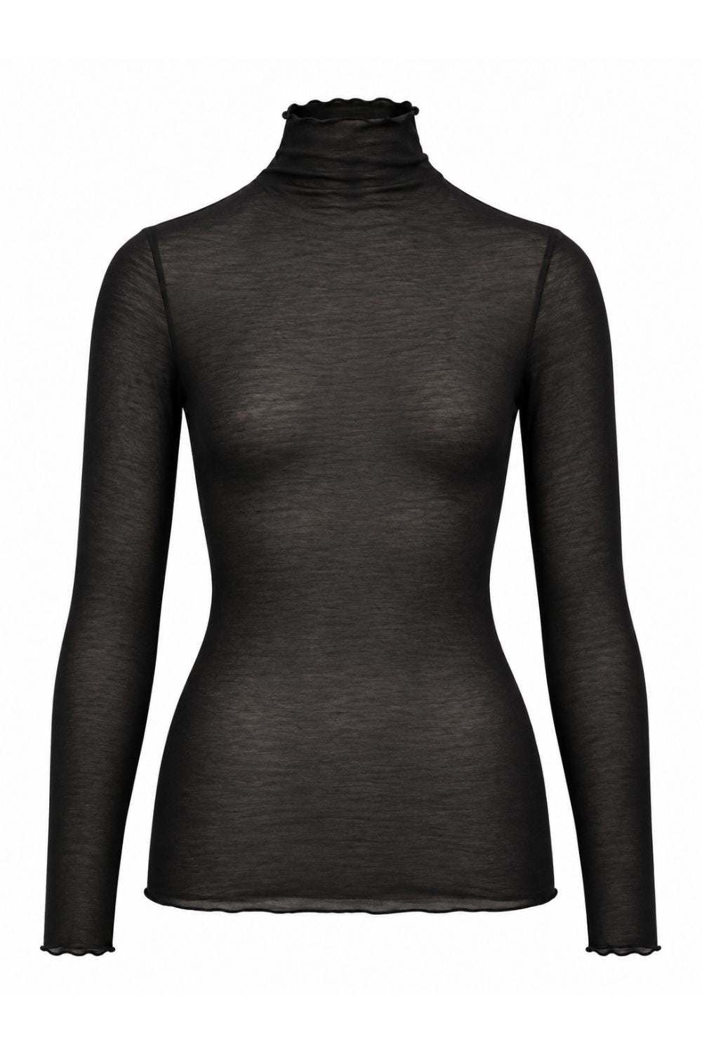 Costamani Allie Turtle Neck Blouse Black