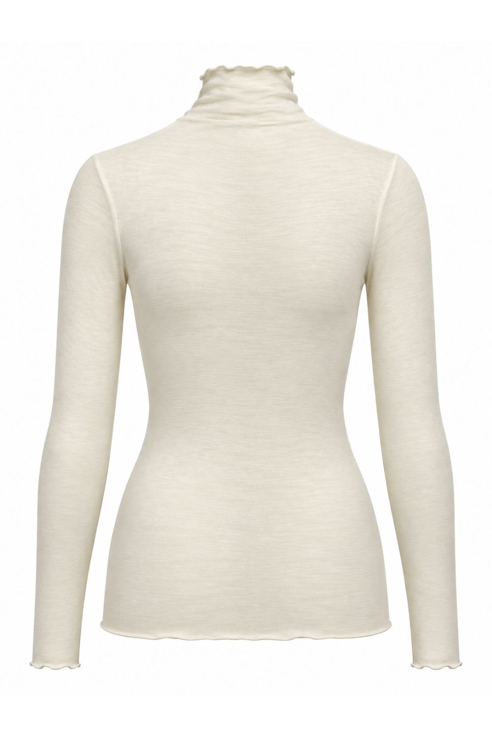 Costamani Allie Turtle Neck Blouse Whisper White
