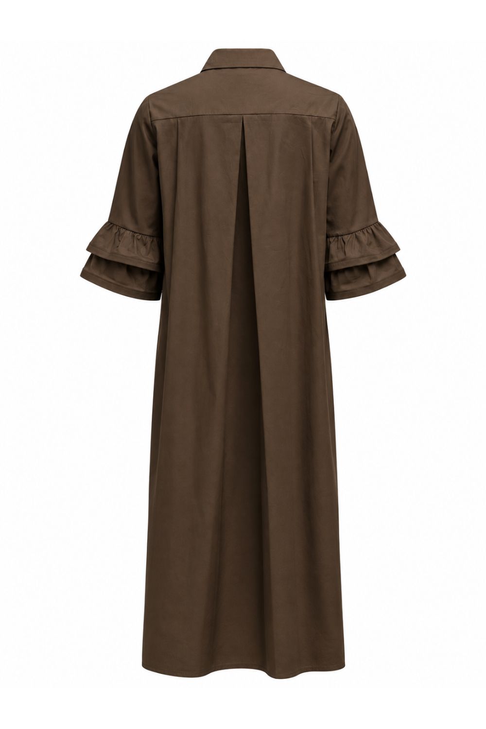 Costamani Amina Long Shirt Shirts Choco