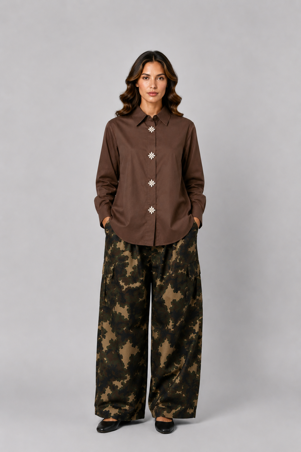Amina Shirt - Choco