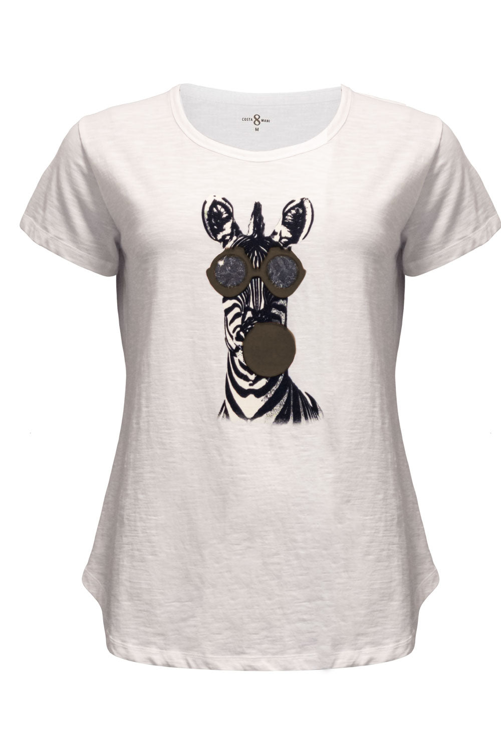 Costamani Animal Tee T-shirts Black / Brown