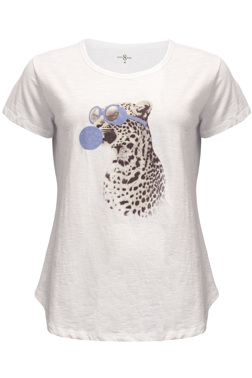 Costamani Animal Tee T-shirts Brown / Blue